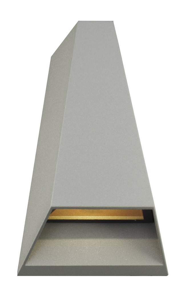 AXO wandlicht zilver Warm Wit CREE LED max 2x3W IP54