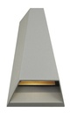 AXO wandlicht zilver Warm Wit CREE LED max 2x3W IP54
