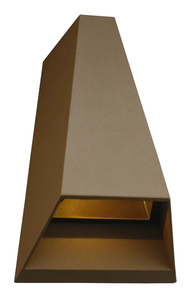 AXO walllamp rusty Warm White CREE LED max 2x3W IP54