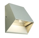 TRIUM v3.0 wandlicht zilver Warm Wit LED max 1x7W IP54