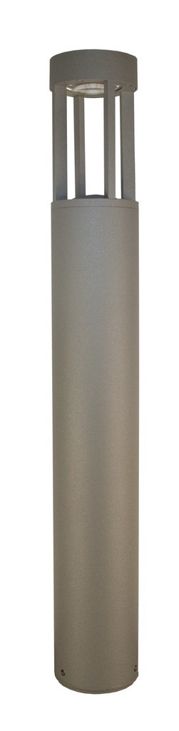 CONTOUR paal 65 cm zilver Warm Wit LED max 1x6W IP54