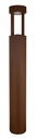 CONTOUR paal 65 cm roest Warm Wit LED max 1x6W IP54