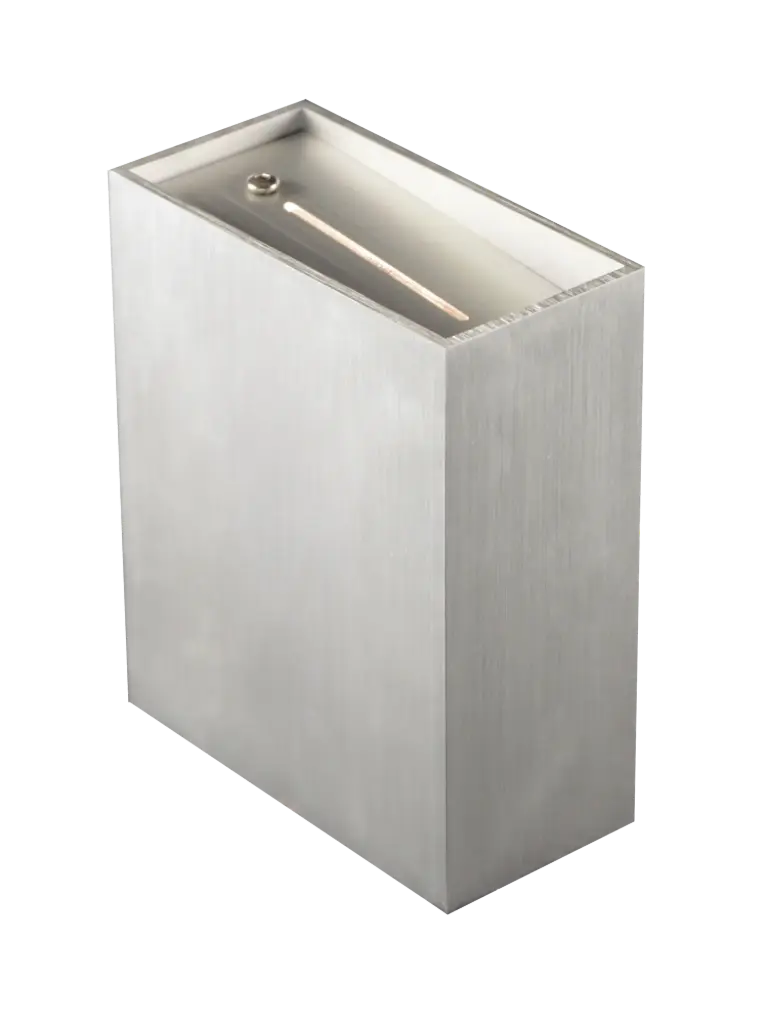HYPNOSE wandlicht up-down G9 2,5W incl geborsteld alu