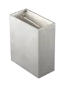 HYPNOSE wandlicht up-down G9 2,5W incl geborsteld alu