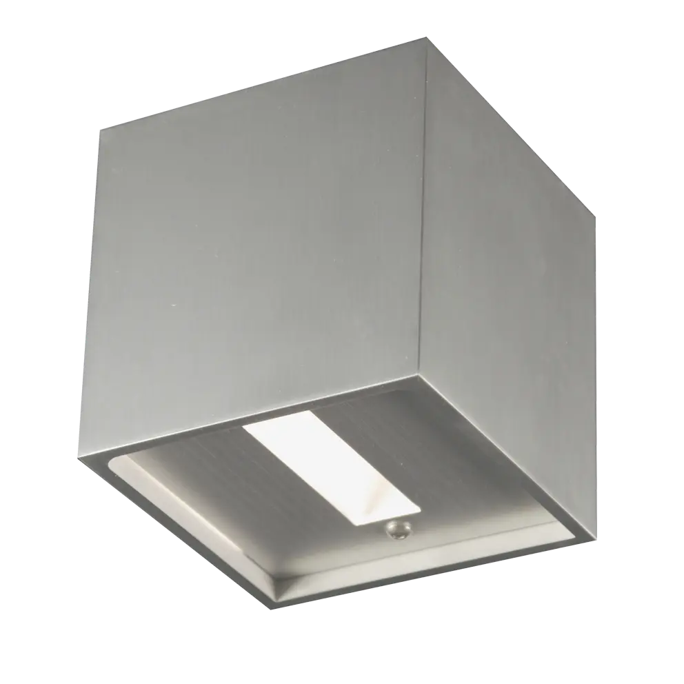 NEMO wandlicht up-down LED 7,5W geborsteld alu
