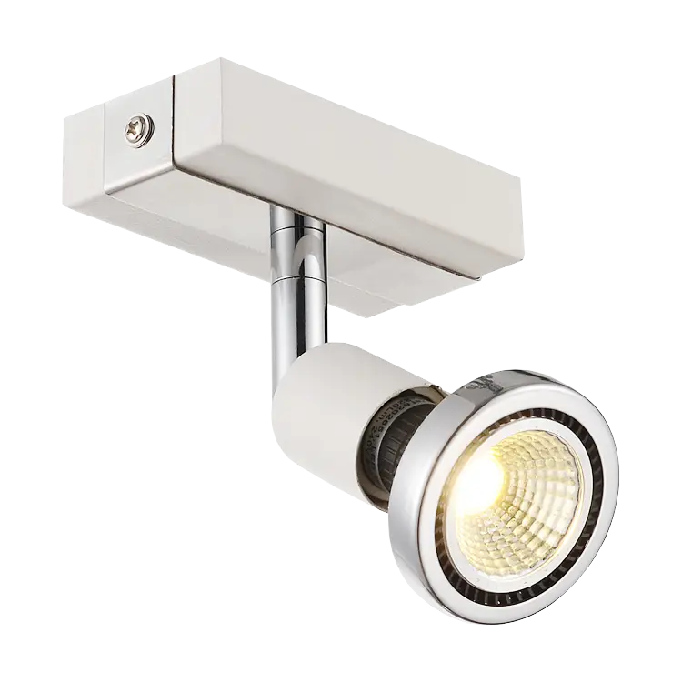 ROBUS spot 1xGU10 5W LED incl.blanc/chromé