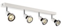 ROBUS spot 4xGU10 5W LED incl. wit/chroom
