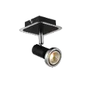 XZIBIT spot 1xGU10 5W LED incl. zwart/chroom