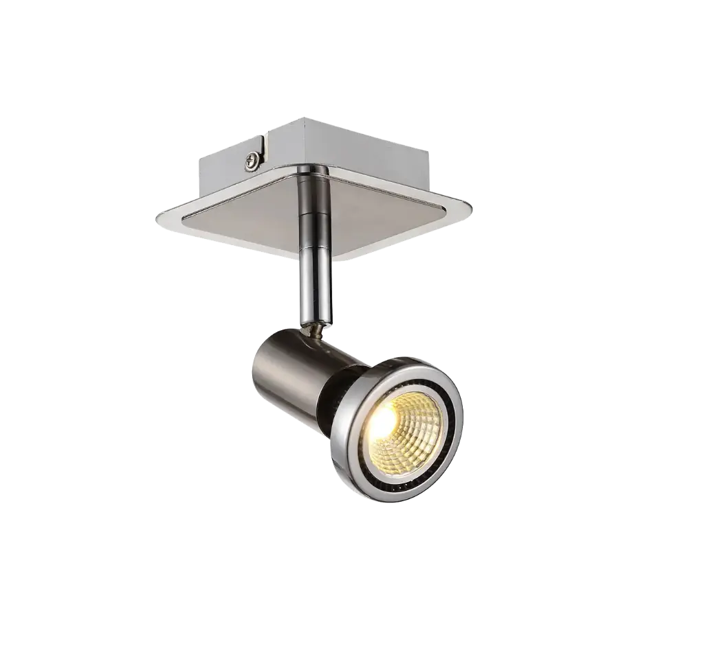 XZIBIT spot 1xGU10 5W LED incl. satin chroom/chroom
