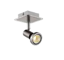 XZIBIT  spot 1xGU10 5W LED incl. chromé satiné/chromé