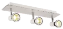 XZIBIT spot 3xGU10 5W LED incl.wit/chroom