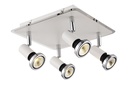 XZIBIT spot 4xGU10 5W LED inc wit/chroom