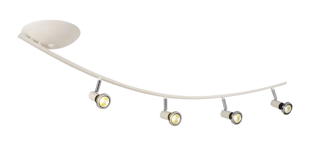 XZIBIT boog 4x GU10 5W LED wit/chroom