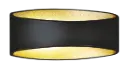 MYRA wall lamp up-down LED 7,5W satin black/gold, driver incl