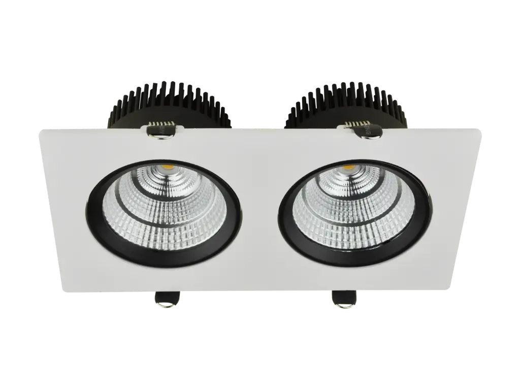 PARNA spot downlight square 2x10,5WLED/3000K/400mA 1500LM