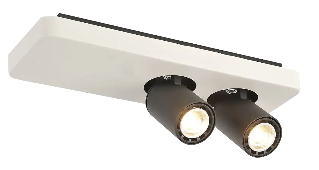 Nysit 2L B/W/B 2x4,5W GU10 dimmable LED incl.