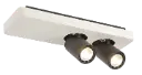 Nysit 2L B/W/B 2x4,5W GU10 dimmable LED incl.