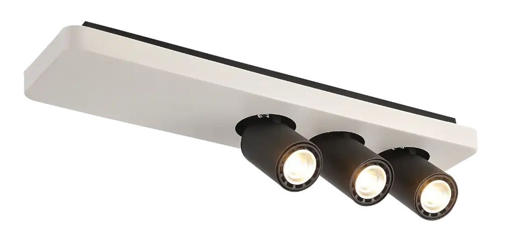 Nysit 3L B/W/B 3x 4.5 W GU10 Dimmable LED incl.