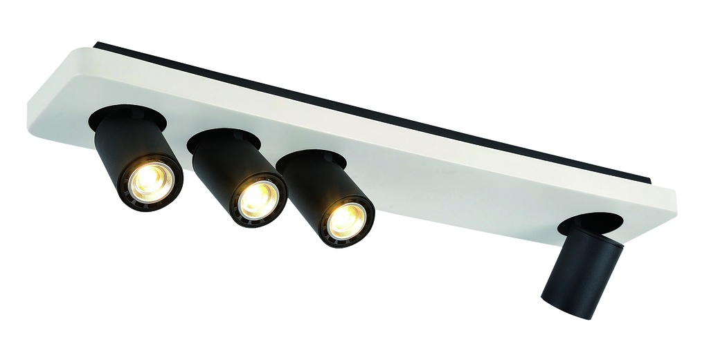 Nysit 4L B/W/B 4x4,5W GU10 dimmable LED incl.
