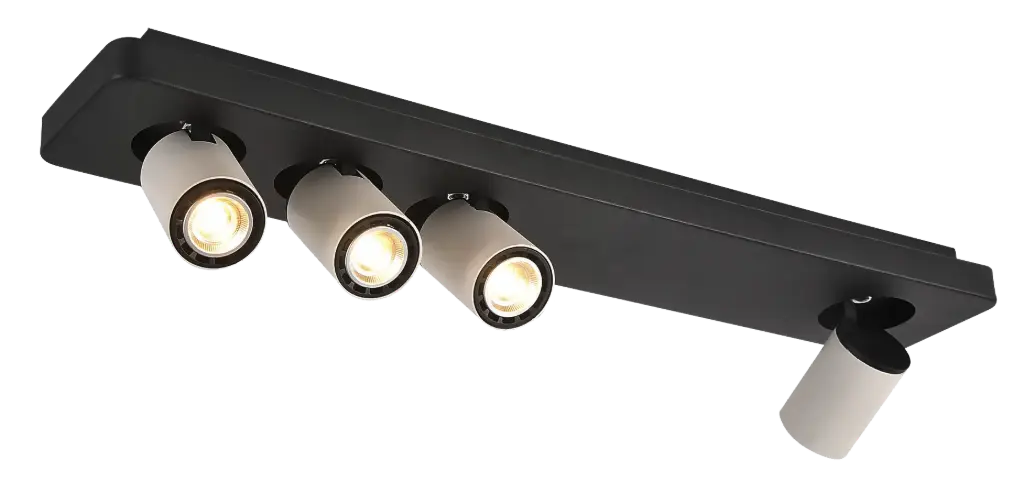 Nysit 4L B/B/W 4x 4,5W GU10 dimmable LED incl.