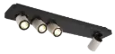 Nysit 4L B/B/W 4x 4,5W GU10 dimmable LED incl.