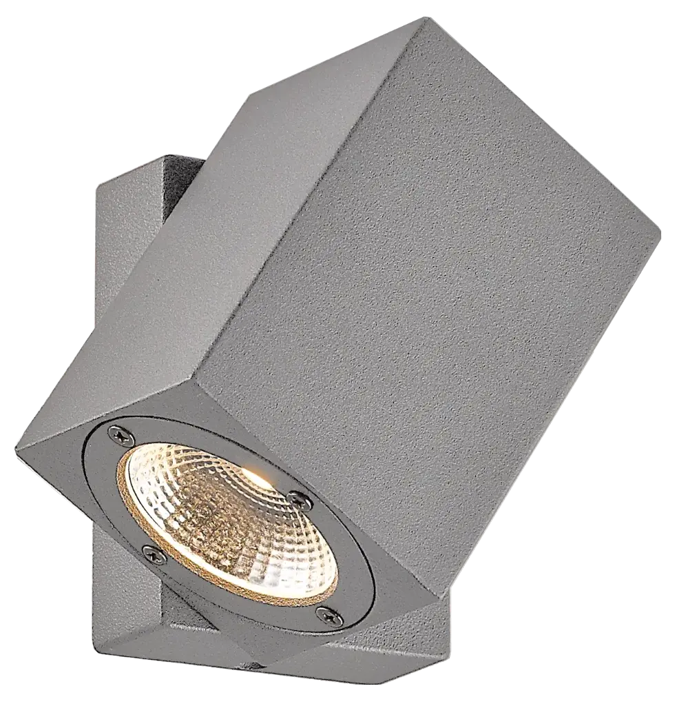 TOROX spot IP54 1x7w LED WW mat zilver