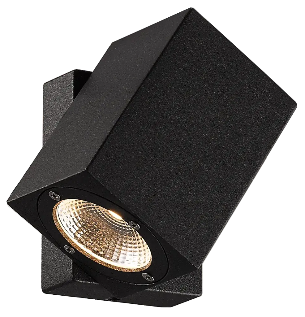 TOROX spot IP54 1x7w LED WW dark grey