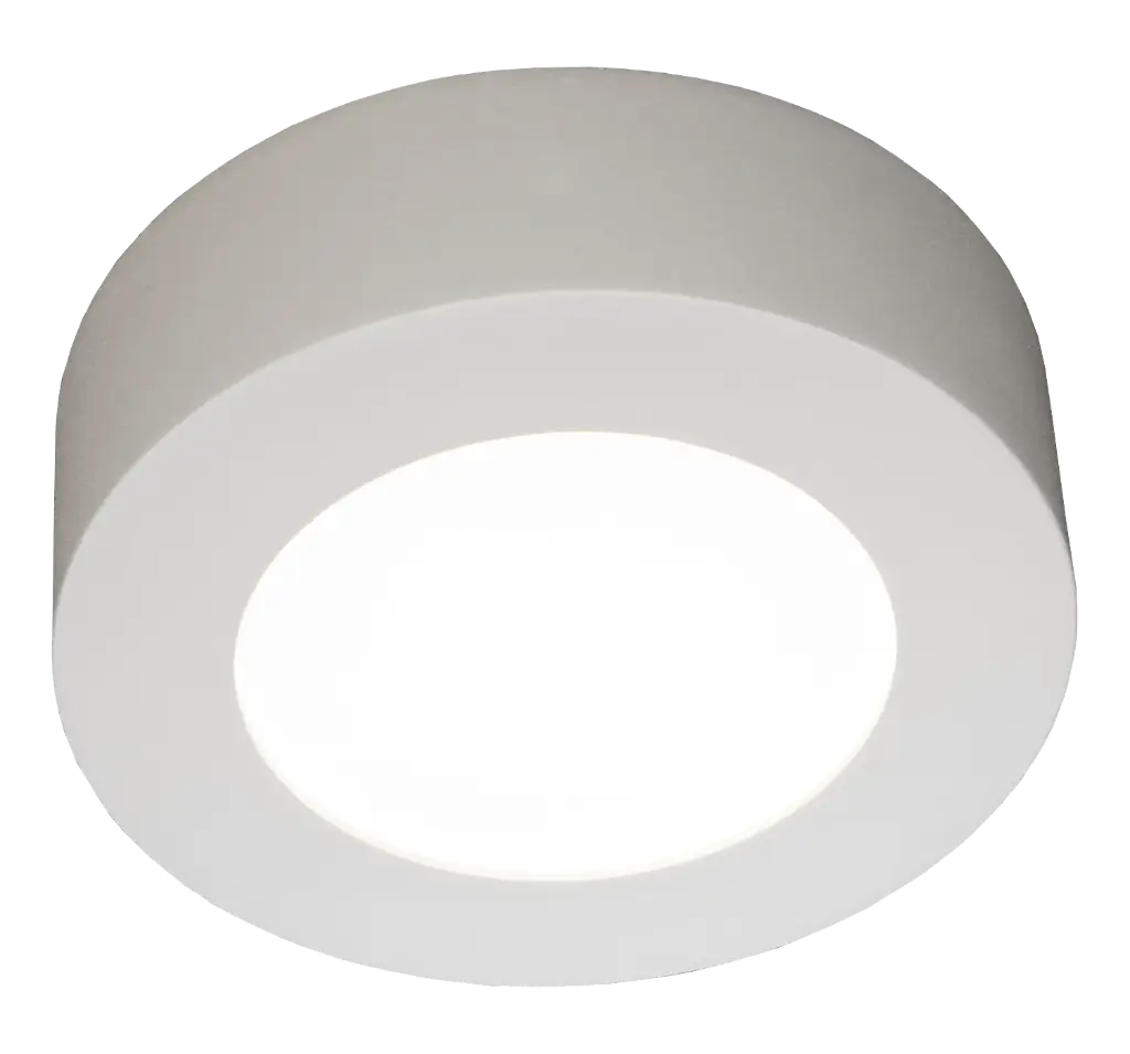 FLUKE ceilinglamp round White 6W 3000K Ø12 cm