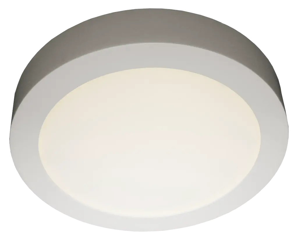 FLUKE ceilinglamp round White 12W 3000K Ø17,5cm