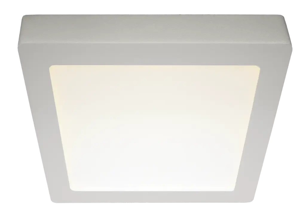 FLUKE Ceilinglamp square White 18W 3000K 23,5 cm