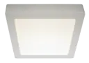 FLUKE Ceilinglamp square White 18W 3000K 23,5 cm