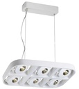 GALAXY pendel wit dimbaar 6x5W LED 3000K