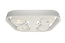 GALAXY MAXI plafonier wit dimbaar 4x10W LED 3000K