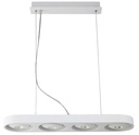 GALAXY MAXI pendel balk wit dimbaar 4x10W LED 3000K