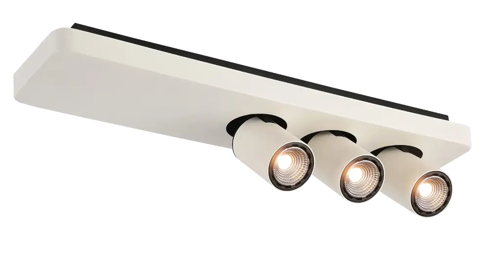 Nysit 3L B/W/W 3x4,5W GU10 dimmable LED incl.