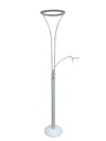 CERES Vloerlamp LED 30W + 6W wit/chrome