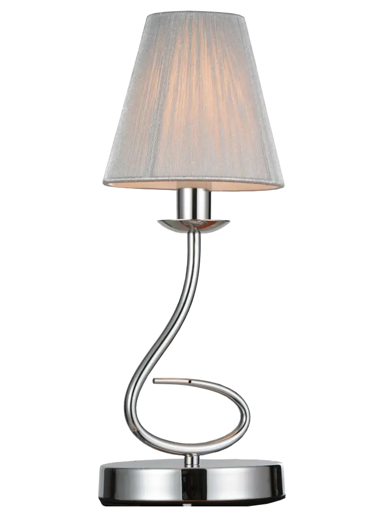 MODIKA tafellamp 1x E14 Chroom/witte kap