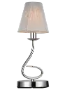 MODIKA tafellamp 1x E14 Chroom/witte kap