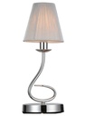 MODIKA tafellamp 1x E14 Chroom/witte kap