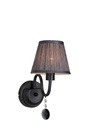NEROLA Wandlicht 1xE14 / grijs kapje