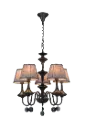 NEROLA pendant 5x E14 / grey shades