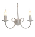 MARQUIS Wandlicht 2xE14 antiek wit