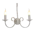 MARQUIS Wandlicht 2xE14 antiek wit