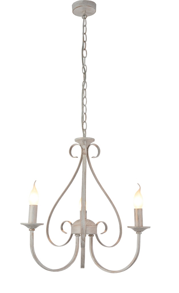 MARQUIS luster 3x E14 antiek wit
