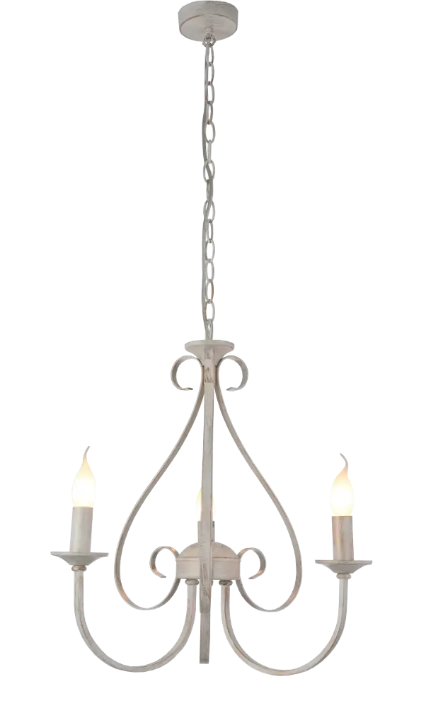 MARQUIS luster 3x E14 antiek wit