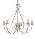 MARQUIS luster 5x E14 antiek wit