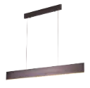 PURE LED pendel lang 120cm 26W brons