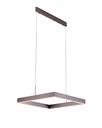 PURE LED pendel vierkant 31W brons