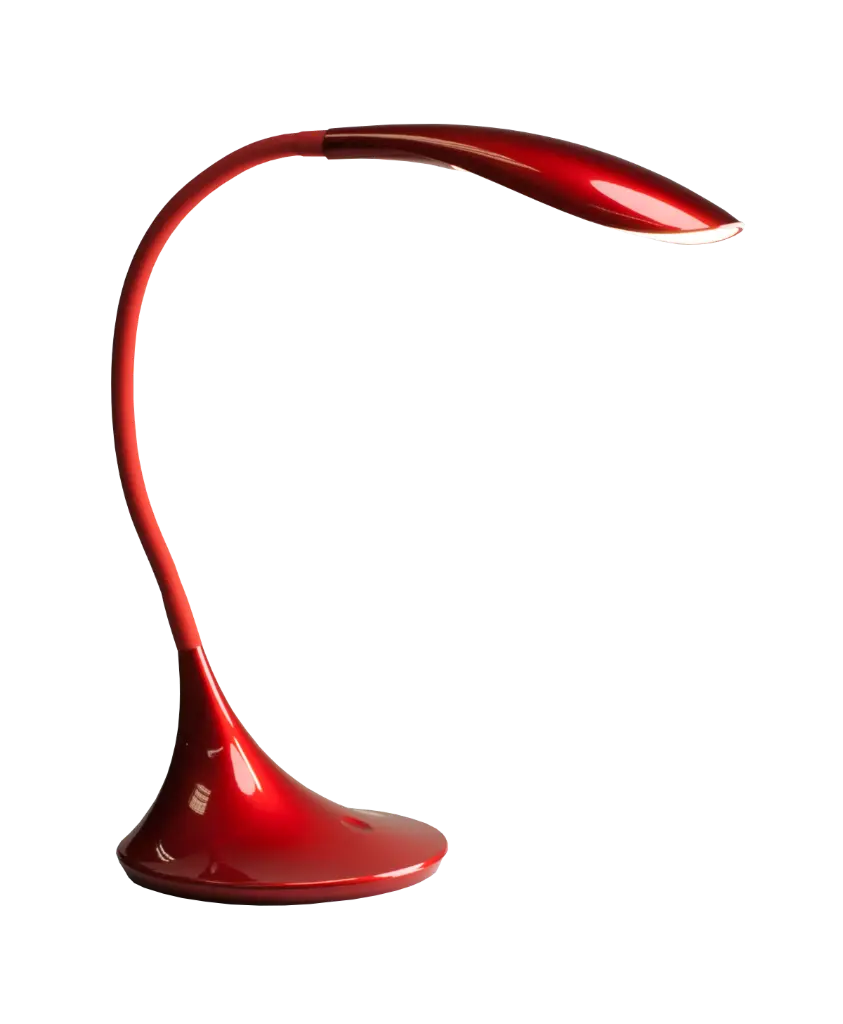 ZONIC Desk Lamp metal red power LED SMD 5,5W/660lm