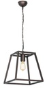 KAGO aged copper pendant trapeze 1xE27 max 60W